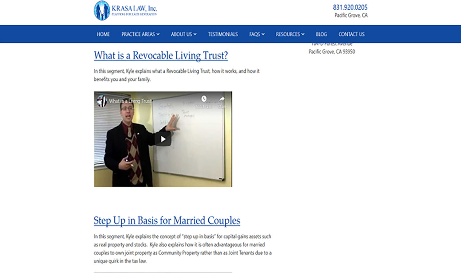 Internet Marketing Estate Planning Lawyers Krasa Law Blog