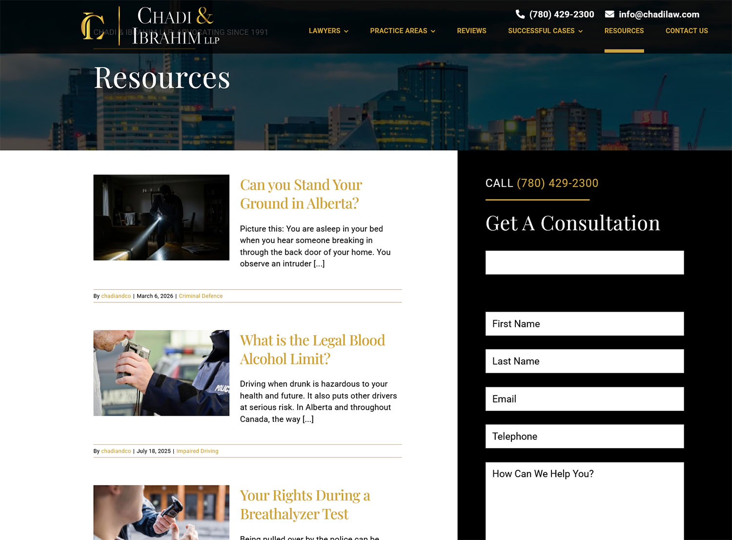 Law Firm Blog Post Example