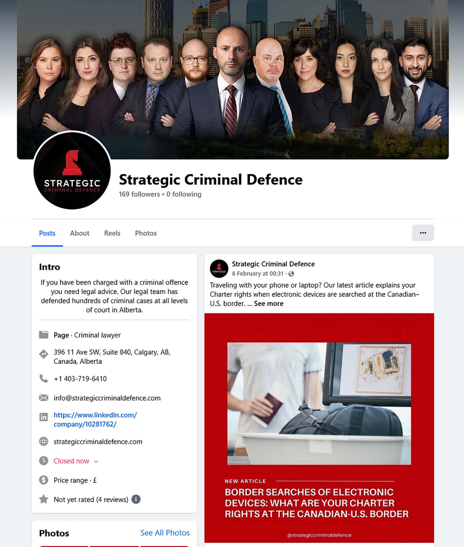 Law Firm Facebook Post