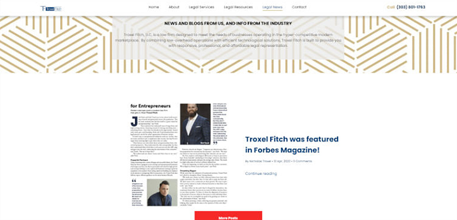 Promotional Law Firm Blog
