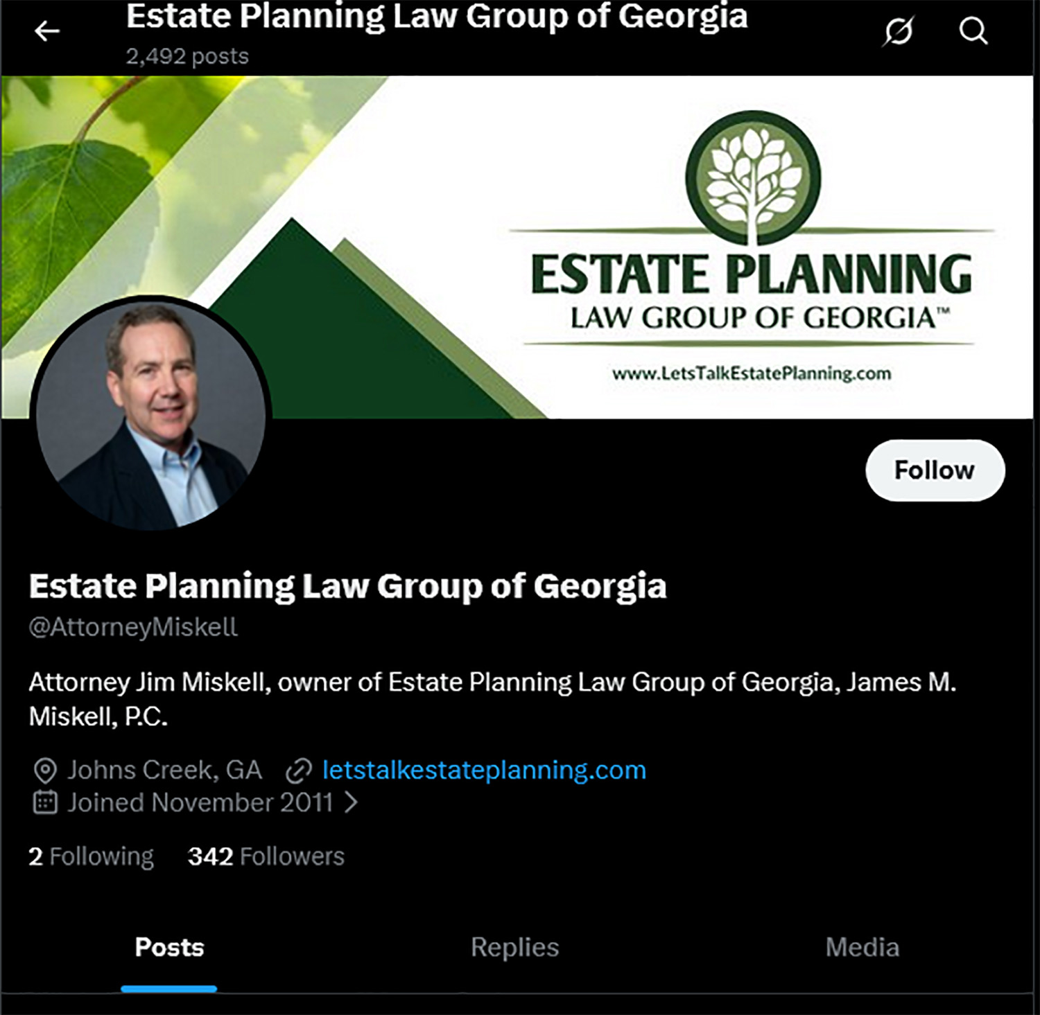 Twitter Law Firm Post