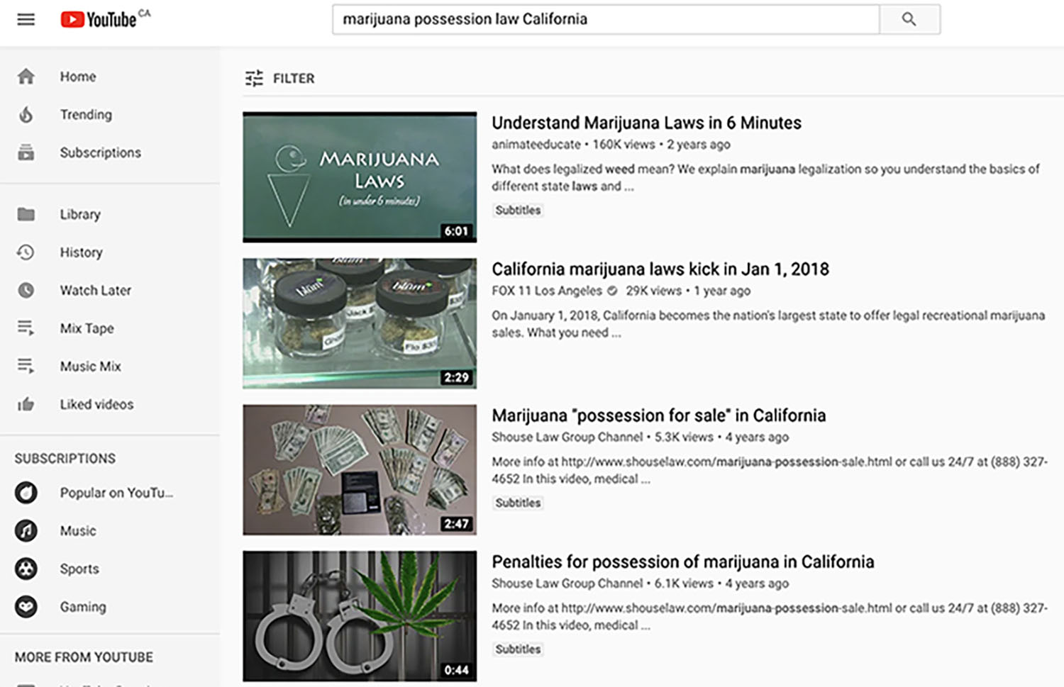 Youtube Video Search